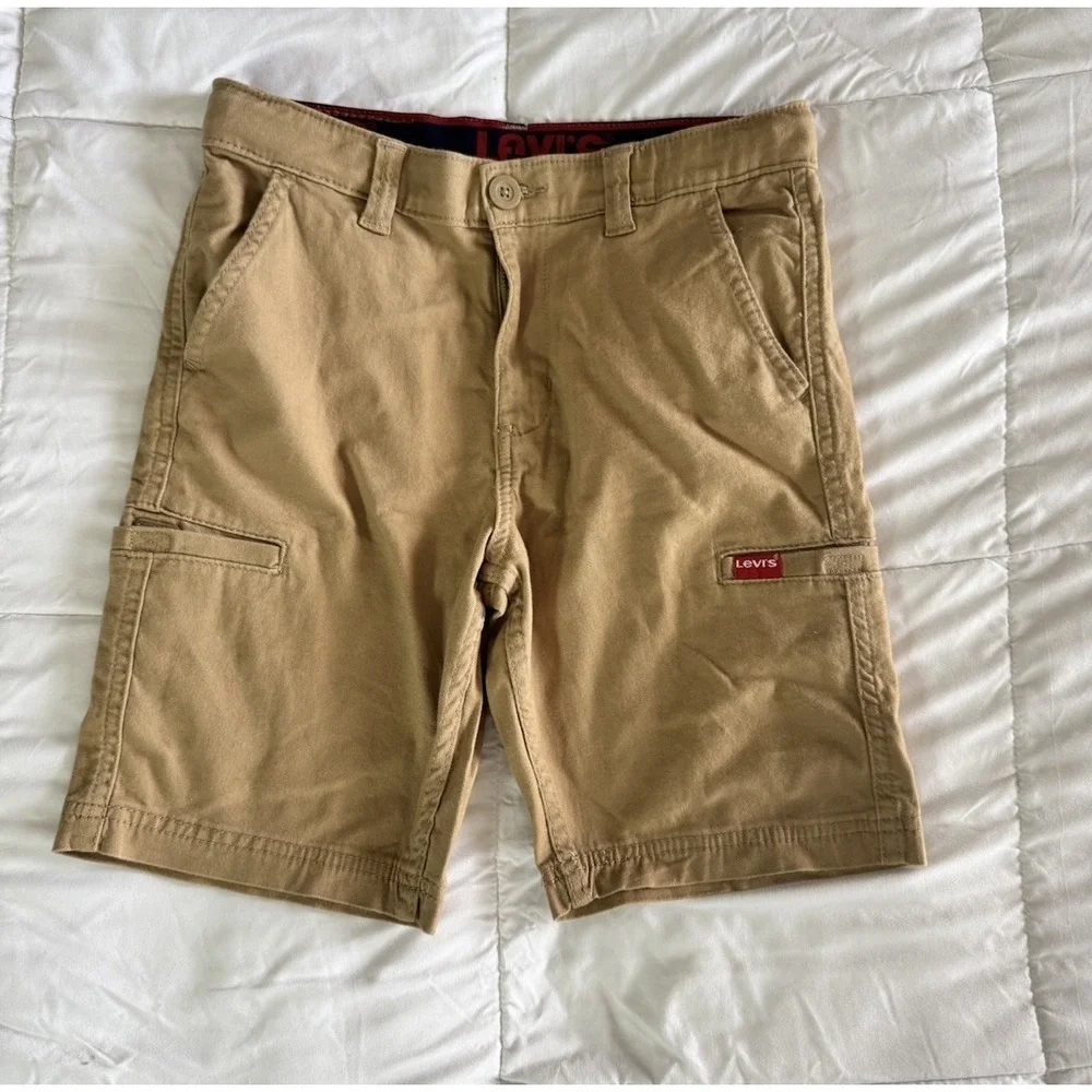 LEVIS BOYS CARGO SHORTS SIZE 12 Reg 26